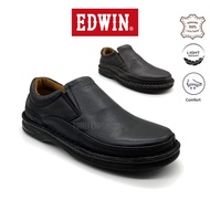 Edwin Men’s Casual Slip On Shoes Genuine Leather / Men Loafers Shoe / Kasut Kulit Lelaki / Kasut Loa