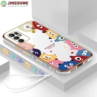 Diskon (Lanyard Gratis) Jinsoube Casing Casing Untuk OPPO Reno6 Reno 6