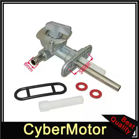5/16'' 8mm Gas Fuel Petcock Valve Switch Tap For Kawasaki KXT250 KZ440 KLX125 KX250 KLR650 KL650 KLR