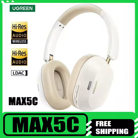UGREEN HiTune Max5c Customize Wireless Bluetooth Headphones Active Noise Cancellation Hi-res Audio H