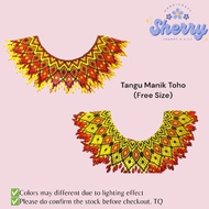 Tangu Manik Biasa Beaded Necklace Traditional Accessories Ngepan Iban Kumang Sarawak