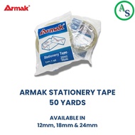Armak Stationery Tape Clear 50 Yards