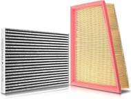 AUTOKAY 16546-ET00A 27277-EN000 Engine Cabin Air Filter Set Fits for Nissan Sentra L4 2.0L 2007 2008