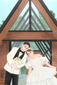 客製化禮物 似顏繪 人像畫