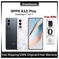 OPPO K12 PLUS Snapdragon 7 Gen 3 80W Fast Charging 5500 Mah Battery Game Phone