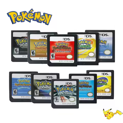 Pokemon Series NDS Games Card Video Game Console DS Game Cartridge Mystery Dungeon Ranger Platinum P