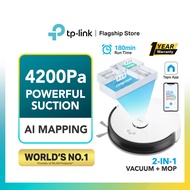 TP-Link Tapo RV30C Mop Robot Vacuum Cleaner LiDAR Navigation Robot Vacuum &amp; Mop