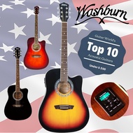 Washburn WA90CE Dreadnought Acoustic-Electric Guitar