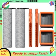 Roller Brush and Hepa Filter Set for  D100 D100 PRO V8 D5 Vacuum Cleaner Replacement Parts