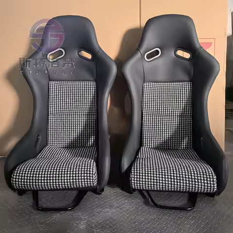 STLF for M3 E30 E36 E46 E90 E92 E93 F30 F80 G20 G80 Swirl Carbon Fiber Racing Bucket Seats with Houn