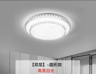 24W雙層圓形水晶吸頂燈 30