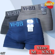 SM467 (3-12 Pcs} Vi-Bb Men's Boxer Briefs for Adults and Teenagers, Men's Boxer Briefs Size M - XXL