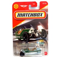 HIJAU Matchbox 2021 Morgan 3 Wheeler Green