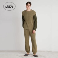 Gelato Pique Men's Pajama Set - Soft & Warm Pullover Loungewear PHNT215922