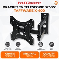 TAFFWARE Telescopic TV Bracket VESA 200 x 200 32 - 55 inch TV X400 Black