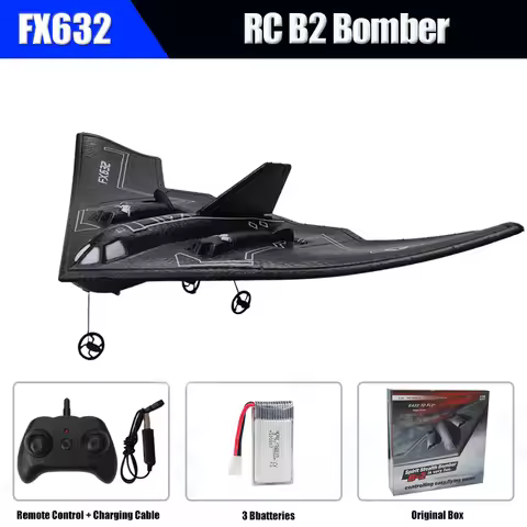 Rc Plane B2 Stealth Bomber 2Ch 34Cm Wingspain Cessna 2.4G Remote Control Airplane Aircraft Drone Toy