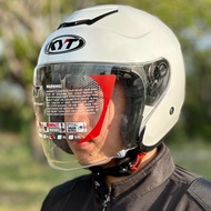 Helm Half Face KYT KYOTO Putih Original Asli SNI Pria Wanita Dewasa