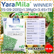 YaraMila Winner 50 Kg Via Kargo Pupuk Yara NPK 15 09 20 S Winer Plus Magnesium Sulfur Boron TE