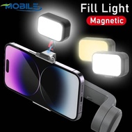 Portable LED Video Mini Manetic Fill Light - Mobile Phone Selfie Light - Adjustable Photography Fill