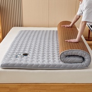 Ready Stock 3-4cm thick floor double-sided mattress Topper Tilam Queen/Single/King Collapsible student mattress Foldable Mattress Folding floor mattress