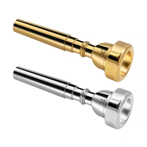 Trumpet Mouthpiece 3C 5C 7C Silver Gold Plating Design Trumpet Professional For Replacement Trumpet