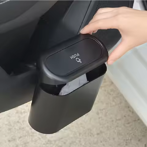 For Hyundai IONIQ 9 5 N 2024 2025 Car Door Seat Clip Stand Holder Storage Box With Lid Leak-proof Tr