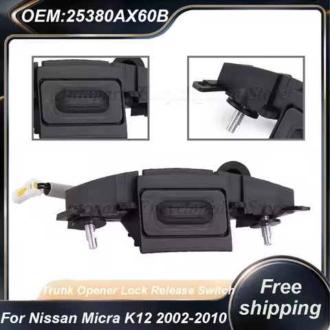 New Trunk Lid Tailgate Trunk Opener Lock Release Switch 25380-AX60B For Nissan Micra K12 2002-2010 2