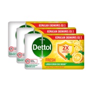 DETTOL BAR SOAP FRESH 100G 2+1