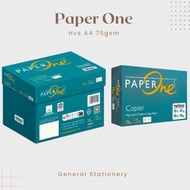 Paper One A4 75 gsm PaperOne HVS copy A4 75 gsm PaperOne 1 Ream/