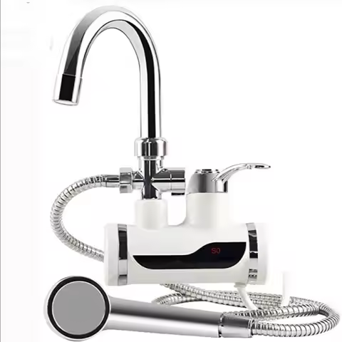 Tankless Water Heater Faucet Shower Instant Water-Heater Electric Tap Heating Instant Hot Water for 