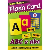 Flash Card ABC & abc Additional Rhyming Vowels