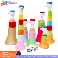 Rainbow Trumpet New Year trumpet/ Plastic inflatable trumpet/