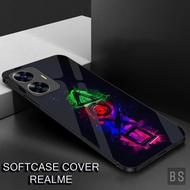 HP ( BS36 GAMERS ) Softcase Glossy Realme C55, C33, C31.C30,C61,C63,C65,C67 4G,C75 Case Glitter Glas