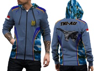 [AlbanyWard] Jaket Pria TNI AU / Jaket Army TNI AU / Jaket Zipper TNI AU FullPrint