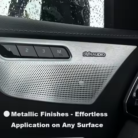 2/4/8PCS high-quality Metal Dynaudio logo car Hi-Fi Speaker audio Speaker Badge stereo Emblem sticke