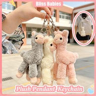 Alpaca Plush Toy Pendant Plush Keychain Doll Keychain Pendant Bag For Boys Girls Birthdays Decor