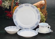 40 PC OPAL FRENCH DINNER SERVE SET FOR 8 1L40166A