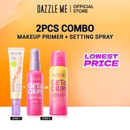 [Primer MakeUp Set Deal] Dazzle Me 2PCS COMBO Primer + Continuous Setting Spray Set Semburan Primer 