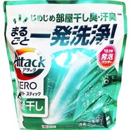Attack 潔霸 ZERO 超濃縮除臭抗菌防黴洗衣棒 715g (55支入) (室內晾乾專用)-51521(平行進口)