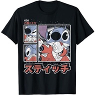 Disney Lilo & Stitch 626 Stitch T-Shirt Kanji Panels T-Shirt