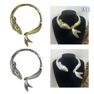 All Fish Necklace Exaggerated Statement Jewelry Exaggerated Necklace Fashion Neck Jewelry Unique Nec