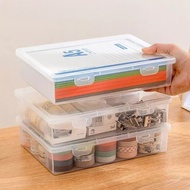A4 Transparent Storage Box File Storage Box Office Supplies File Sorting Organizer Jewelry Storage O