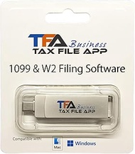 TFA Software for Tax Form Filing, Print, Mail, and efile W2 and 1099 Forms (1)