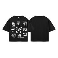 WRLDSTUDIOS_ Boxy Fit Oversized Mindscape Unisex Oversize Cotton Combed T-Shirt 200 - 210 gsm