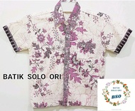 Kemeja Batik Anak KD Melati Putih Pink Putih Tosca. Hem Anak Couple Family Lebaran Murah.Seragam Bat