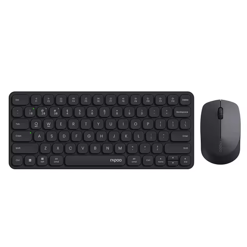 Rapoo Multi-mode Wireless Keyboard and Mouse Combo Extremely Thin English/Portuguese Keyboard Layout
