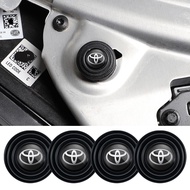 Upgraded 4Pcs Car Door Shock Absorber Cushion Gasket Anti-collision Buffer Luminous Silent Pad Stick