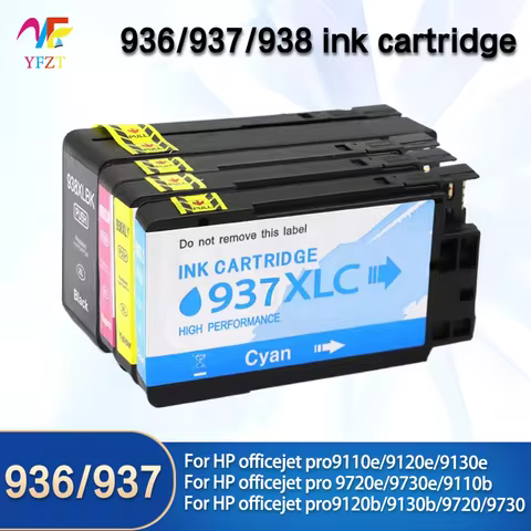 For HP 937 936 938 937e 938e 936xl Ink Cartridge for HP Officejet pro 9110b 9120b 9130b 9720 9730 91