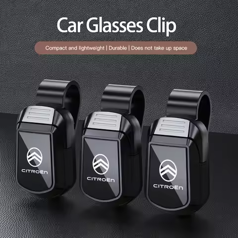 1Pcs Car Sun Visor Glasses Clip Sunglasses Storage Bracket For Citroen DS3 DS4 DS5 RD3 C6 C4 C3 C2 2