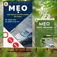 Combo 2 cuốn mẹo thi lái xe hạng B1 B2 C D